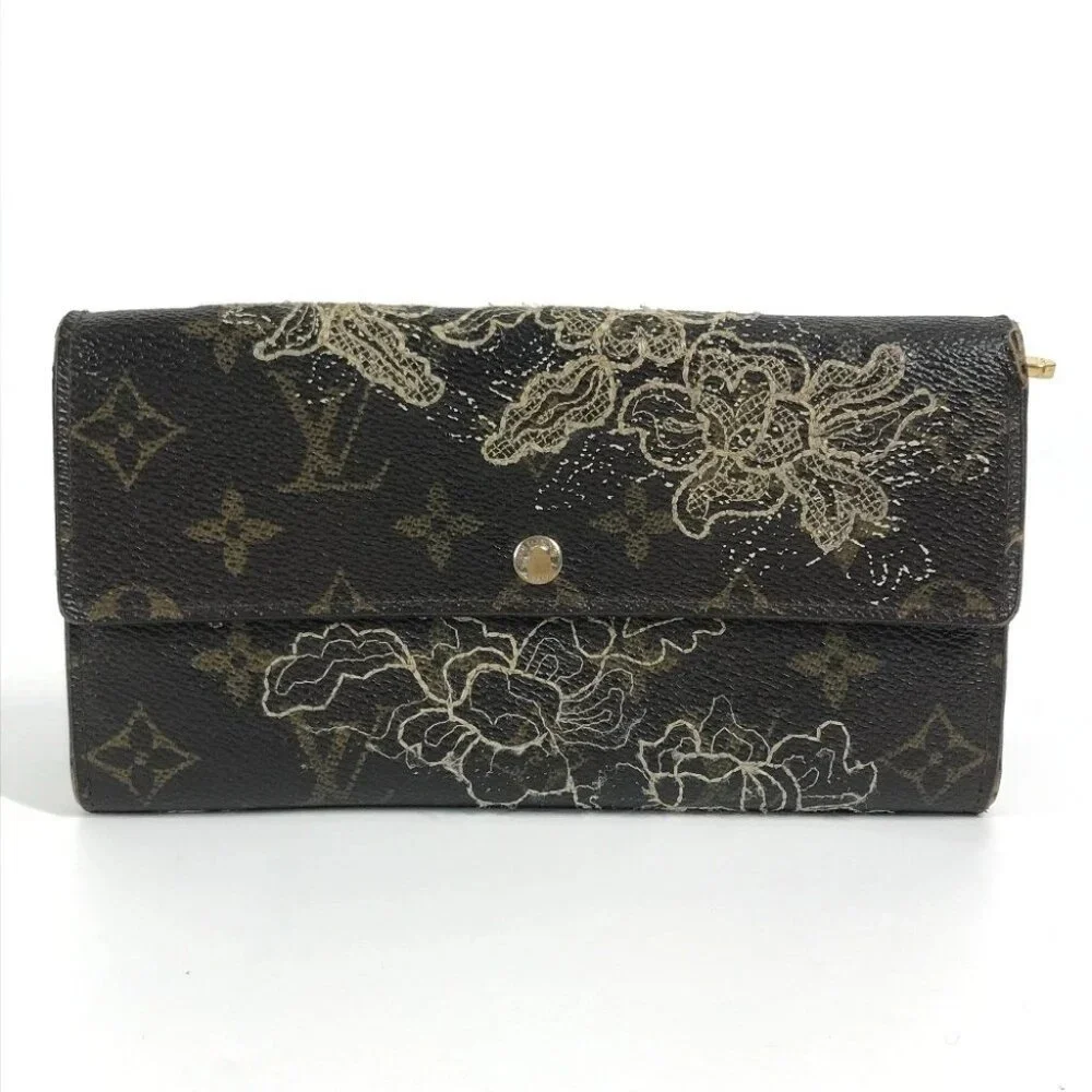 LOUIS VUITTON M95389 Monogram-Dante Portefeuille-Sara 2-fold Long Wallet - Picture 1 of 16